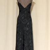 VS Gold Label Black Dress with Sheer Back