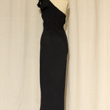 Tadashi Pleated One Shoulder Dress