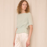 Chanel Vintage Light Blue Blouse