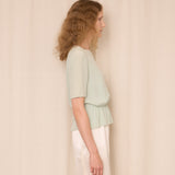 Chanel Vintage Light Blue Blouse