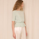 Chanel Vintage Light Blue Blouse
