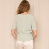 Chanel Vintage Light Blue Blouse