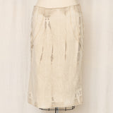Latte Wool Skirt Set