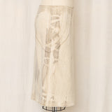 Latte Wool Skirt Set