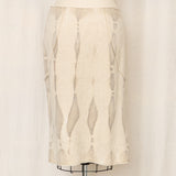 Latte Wool Skirt Set