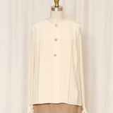 Vintage AK Cream Silk Blouse