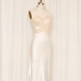 1950’s Light Pink Nightgown with Lace Panels