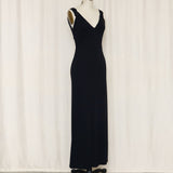Alberta Ferretti Black Long Dress