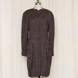 Mirrors of Krizia Brown Wool Coat