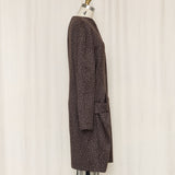 Mirrors of Krizia Brown Wool Coat