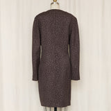 Mirrors of Krizia Brown Wool Coat