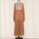 Vintage Chiffon Hostess Gown