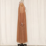 Vintage Chiffon Hostess Gown