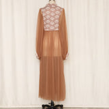 Vintage Chiffon Hostess Gown