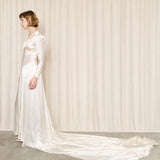 1930s Ivory Wedding Dress