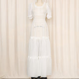 Antique Sheer Bridal Gown