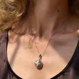 Sterling Silver Mini Perfume Bottle Necklace, Taxco