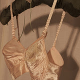 Vintage Peach Bullet Bra