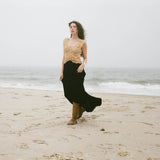 Vintage Lace and Velvet Dress