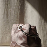 Prada Dusty Pink Satin Pouch