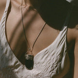 Repurposed Art Deco Sterling Silver Locket with Onyx Pendant