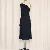 Versus Versace Black Assymetrical Dress