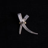 Sterling Silver X Shaped Earrings