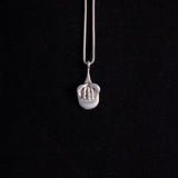 Sterling Silver Necklace with Flower Lily Pendant