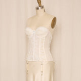 Lady Marlene White Lace Corset