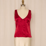 Morrisey Red Silk Top