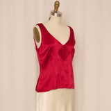 Morrisey Red Silk Top