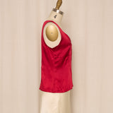 Morrisey Red Silk Top
