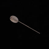 Sterling Silver Art Nouveau Etched Stick Pin