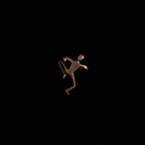 Sterling Silver Climbing Figure Ear Cuff