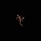 Sterling Silver Climbing Figure Ear Cuff