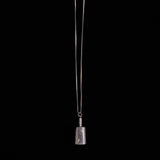 Sterling Silver Engraved Perfume Bottle Pendant Neacklace