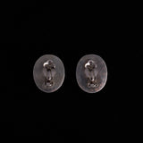Sterling Silver Clip On Earrings with Abalone