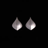 Sterling Silver Earrings Leaf Shape Earrings