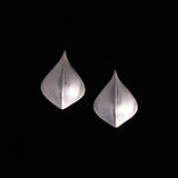 Sterling Silver Earrings Leaf Shape Earrings