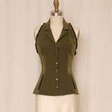 Plein Sud Green Vest