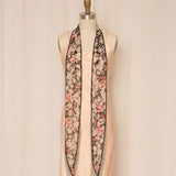 Beaded Floral Chiffon Shawl