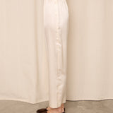 Adele Simpson White Silk Trousers