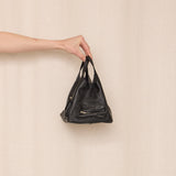 Gianni Chiarini Black Leather Bucket Bag