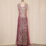 Vivienne Tam Sequined Purple Dress