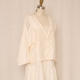 Jackie Henkelman Silk Button Down
