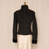 Alexander McQueen Shearling Fitted Jacket