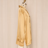 Jack Mulqueen Gold Silk Blouse