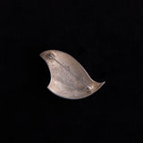Vintage Sterling Silver Heart Shaped Brooch