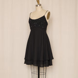Faviana Black Mini Dress
