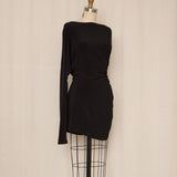 Norma Kamali One Sleeve Dress